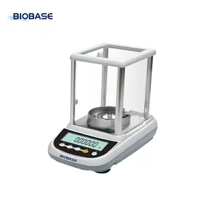 Balanza analítica Biobase Calibración automática Interfaz RS232 0,1 mg 0,01 mg Balanza de laboratorio balanza semimicro analítica