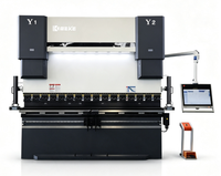 Plieuse CNC robuste pour charges lourdes DA66S avec couronne de pliage pour la laiton et le cuivre