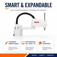 Robot SCARA con Carga Útil de 7 kg, Alcance de 500/600/700 mm, Precisión de ±0.02 mm, Brazo Robótico de Alta Precisión para Automatización de Ensamblaje OEM
