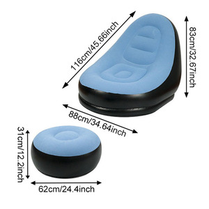 Sofá Cama Inflable Comercial Barato y Plegable, con Cojín, Sillón Inflable para Niños - Product Image 2