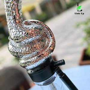 Cachimba de Lujo con Diseño de Serpiente Cobra Árabe para Salón, Cafetería, Bar, Hogar, Fiesta, Restaurante, Fumar en Interiores - Product Image 5