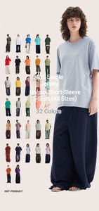 T-shirt personnalisé avec logo imprimé pour l'été 2026, 100% coton, multicolore, pour garçons et filles, vente en gros - Product Image 2