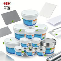 Encre à base d'eau pour carte dorée à procédé inversé Zhongyi, imperméable, pour feuille d'aluminium