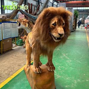 Modelo 3D De León de tamaño natural, modelo de León animatrónico realista para zoológico, parque de atracciones, exposiciones de animales, exhibición de museo de silicona - Product Image 5