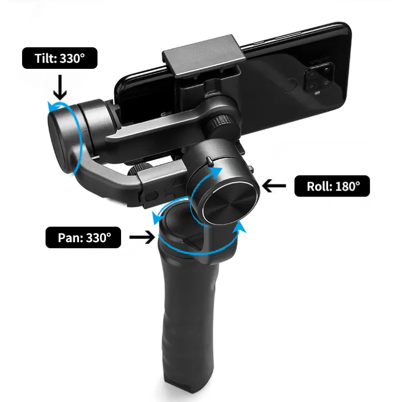 Best Cheap Video Camera Stabilizer Gimbal 3-axis Gimbal Stabilizer For Iphone Handheld Mobile 3 Axis Stable Gimbal