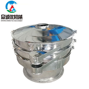 304 SS/ 316 SS cấp thực phẩm Vibro <span class=keywords><strong>sifter</strong></span> máy thực phẩm hai tầng di động rung màn hình cho bột hoặc hạt - Product Image 3