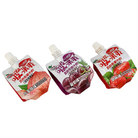 Cartoonontwerp pinguïnvormige fruitgelei drank zakje met flexibele tuit, food grade, voor snack- en drankenverpakkingen
