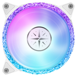 Nuevo diseño, ventilador de refrigeración de chasis RGB direccionable con borde de diamante de halo de doble capa, ventilador Rgb de ordenador de 120mm - Product Image 3