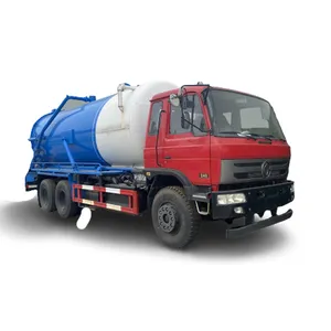 Широко используемый вакуумный всасывающий грузовик 16 М3 Dongfeng 6x4, всасывающий грузовик для канализации для продажи в Гане
