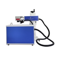Nouveau graveur laser à fibre Focuslaser 50W 200x200mm CNC rotatif refroidi par air pour gravure de bouteilles métalliques, compatible avec les formats DXF/PLT/BMP/AI