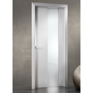 Porte intérieure en bois plaqué chêne massif avec panneau <span class=keywords><strong>MDF</strong></span> de design moderne Porte de chambre pour appartements hôtels villas - Product Image 3