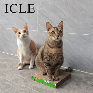Fabrik Günstige OEM Board Interaktive Cat Corner <span class=keywords><strong>Scratch</strong></span> Board Wellpappe Scratcher Pad - Product Image 4