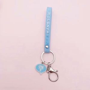 Wholesales Custom Rubber Wristband Sports <b>Key</b> <b>Holder</b> Silicone Bracelet Anti-lost Keychain With Design Logo - Product Image 3