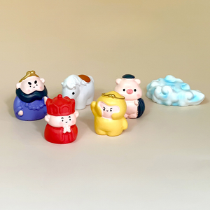 Mini Statue en Résine Version Q <span class=keywords><strong>de</strong></span> <span class=keywords><strong>Voyage</strong></span> en Terre des Ondes, Décoration <span class=keywords><strong>de</strong></span> Voiture et <span class=keywords><strong>de</strong></span> Bureau pour les Passionnés <span class=keywords><strong>de</strong></span> Mythe, Idéale pour les Adolescents - Product Image 4