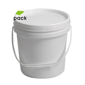 Cubo de plástico pintado de alta calidad 13L hecho en China logotipo personalizado - Product Image 1