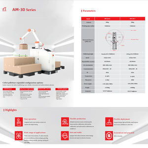 Robot Colaborativo Automático AM30, Paletizador de 30 kg, Máquina Empacadora con PLC y Componentes Centrales del Motor, Sin Necesidad de Programación, Fácil de Usar - Product Image 3