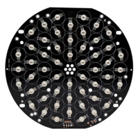 Module de source lumineuse LED RGB 3-en-1 3W personnalisé 54 pièces pour éclairage de scène, carte PCB pour projecteur PAR de scène DJ et discothèque