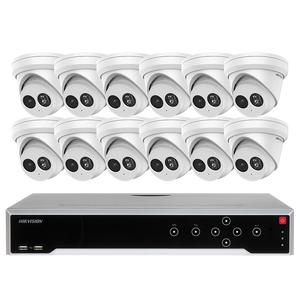 Hik 4K Caméra Vidéo <span class=keywords><strong>Surveillance</strong></span> Caméra de Sécurité 32 Canaux 1.5U 16 PoE 16TB NVR Intérieur Extérieur Système de Caméra PoE - Product Image 4