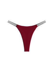 Tanga Sexy <span class=keywords><strong>de</strong></span> Cintura Baja con Diamantes <span class=keywords><strong>de</strong></span> Imitación y Brillo para Mujer, Estilo <span class=keywords><strong>Victoria</strong></span>'s <span class=keywords><strong>Secret</strong></span>, Tejido Acanalado - Product Image 5