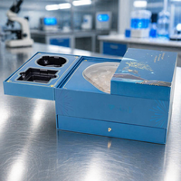 Boîtes d'emballage de peptides, coffret cadeau de luxe pour cosmétiques et soins de la peau avec fenêtre en forme de cœur, design à tiroirs multicouches, usine source, 15 ans d'expérience