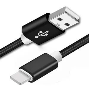 1เมตร2เมตรไนลอน USB 8pin สายสำหรับ8pin โทรศัพท์ Ipad ชาร์จอย่างรวดเร็วสายเคเบิลข้อมูล USB