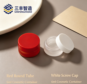 6ml Mini Round Cosmetic <b>Cream</b> Jar Empty <b>Lip</b> Balm Container For Makeup Sample - Product Image 3