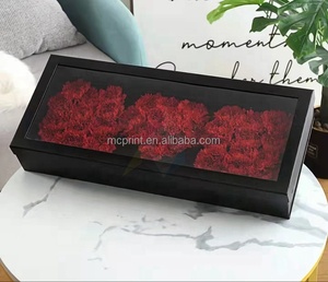 Feliz Día DE LA Madre Ventana de PVC Papel plegable Embalaje de regalo <span class=keywords><strong>Te</strong></span> <span class=keywords><strong>amo</strong></span> Mamá Cajas de arreglos florales Caja de mamá para flor - Product Image 2