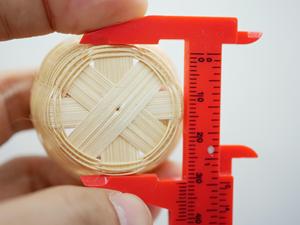 Panier de rangement en bambou tissé polyvalent avec un design élégant, parfait pour organiser les articles ménagers, léger - Product Image 5