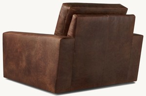 Moderne Luxus Wohnzimmer möbel High End Elegante hand gefertigte Leder Einzels ofa Stuhl - Product Image 4