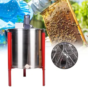 Factory price 8 Frame Electric Honey Extractor / Red bracket, Vertical Motor