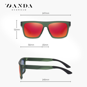 Danda Men's Polarized Sunglasses S11104 TR90 <b>Frame</b> UV400 Protection Fishing Outdoor Cycling Driving - Product Image 2