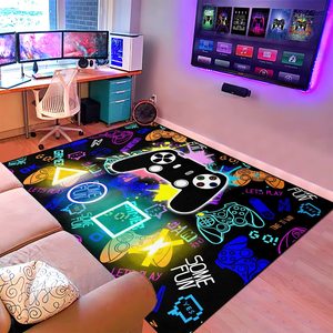 <span class=keywords><strong>Tapis</strong></span> de jeu pour zone de jeu, style cool pour garçons et adolescents, utilisation en <span class=keywords><strong>chambre</strong></span>, fabriqué à la machine, rembourré, adapté aux animaux domestiques, en polyester, antimicrobien - Product Image 5