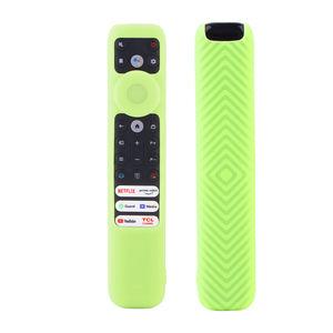 TV Remote Skin Shell Cover Lumineux Android TV Mini-LED 4K Smart Remote Control Cover Holder pour TCL <span class=keywords><strong>Netflix</strong></span> - Product Image 1