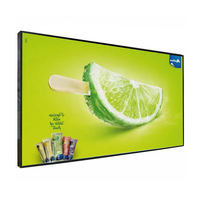 Pantalla LCD de Señalización Digital Android de 32-65 Pulgadas, Reproductor de Publicidad Montado en la Pared, Pantalla Táctil, Resolución 1920x1080, Brillo de 1000 cd/m