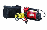 Compresseur d'air portable 12V à entraînement direct monocylindre robuste pour gonflage de pneus, 160L/min, avec moniteur de pression des pneus