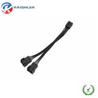Kabel Ekstensi Daya Splitter Y Kipas PWM 3Pin /4Pin CPU Mainboard 15Cm Kualitas Tinggi