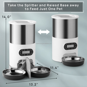 Dispenser Makanan Kucing Otomatis 4.5L dengan Pengatur Waktu, Kontrol Aplikasi Pintar, Perekaman Waktu, Kapasitas 3L/4.5L untuk Kucing - Product Image 2