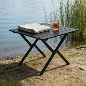 Ensemble de table basse d'extérieur facile à assembler, mobilier d'extérieur moderne et portable en fer pour les lieux de loisirs - Product Image 1