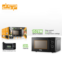 Four à Micro-ondes Professionnel DSP en Super Promo pour Usage Domestique, 30L, Électrique, Niveaux de Puissance, Pose Libre