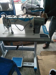 Good Top & Bottom Feeding JACK H5 High Speed Comperized Lockstitch Industrial <b>Sewing</b> Machine <b>for</b> Thick <b>Materials</b> - Product Image 2