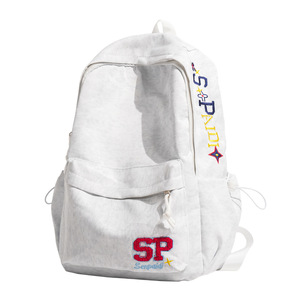 Mochila americana vintage 2026 con bordado de letras, versátil para secundaria y preparatoria, de gran capacidad y ligera. - Product Image 5