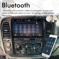 Système multimédia stéréo pour tableau de bord 2DIN avec écran tactile GPS de navigation CarPlay Android 13 DSP OLED 128 Go pour Land Cruiser