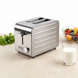Nouvelle machine à griller le <span class=keywords><strong>pain</strong></span> rétro en acier inoxydable pour la maison, <span class=keywords><strong>grille</strong></span>-<span class=keywords><strong>pain</strong></span> 2 tranches pour sandwichs - Product Image 1