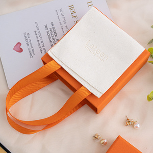 Custom Logo Luxury Sliding Drawer Jewelry Gift Box with Ribbon Pull Cardboard <b>Paper</b> Packaging for Wedding Ring Necklace - Product Image 3