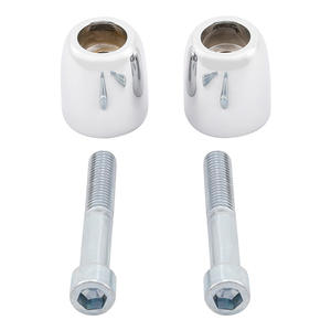 Capuchons de guidon anti-vibration chromés XF291402-E compatibles avec les embouts de guidon de <span class=keywords><strong>moto</strong></span> <span class=keywords><strong>BMW</strong></span> <span class=keywords><strong>R18</strong></span> 2021-2025 - Product Image 5