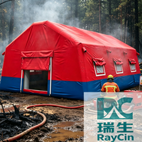 inflable impermeable de despliegue rápido para emergencias y rescate destinada a albergues de emergencia y hospitales de campaña