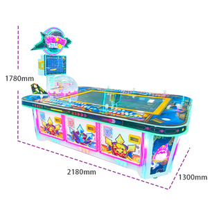 เครื่องเกมอาร์เคดหน้าจอ HD ขนาดใหญ่ยอดนิยม Kising สำหรับ 7 ผู้เล่น เกมเดิมพันปลาฉลาม พร้อมช่องใส่เหรียญและตู้จ่ายตั๋ว - Product Image 4