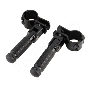 YHMOTO Folding <b>Footrest</b> Pedals Clamp for Honda CRF1100L 1000L NC750X CB500X CMX500 - Product Image 3