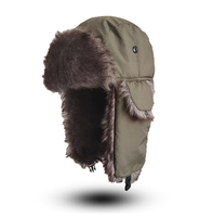 Gorro de Invierno Personalizado, Tipo Trapper, con Orejeras, Estilo Ushanka, para Aviador, para Esquí y Actividades al Aire Libre, WA11