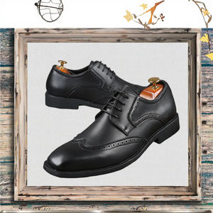 Zapatos de Vestir de Negocios de Alta Calidad 2026, <span class=keywords><strong>Mocasines</strong></span> de Oficina para Hombre, Zapatos de Vestir Ajustados de Cuero PU para Hombre - Product Image 3
